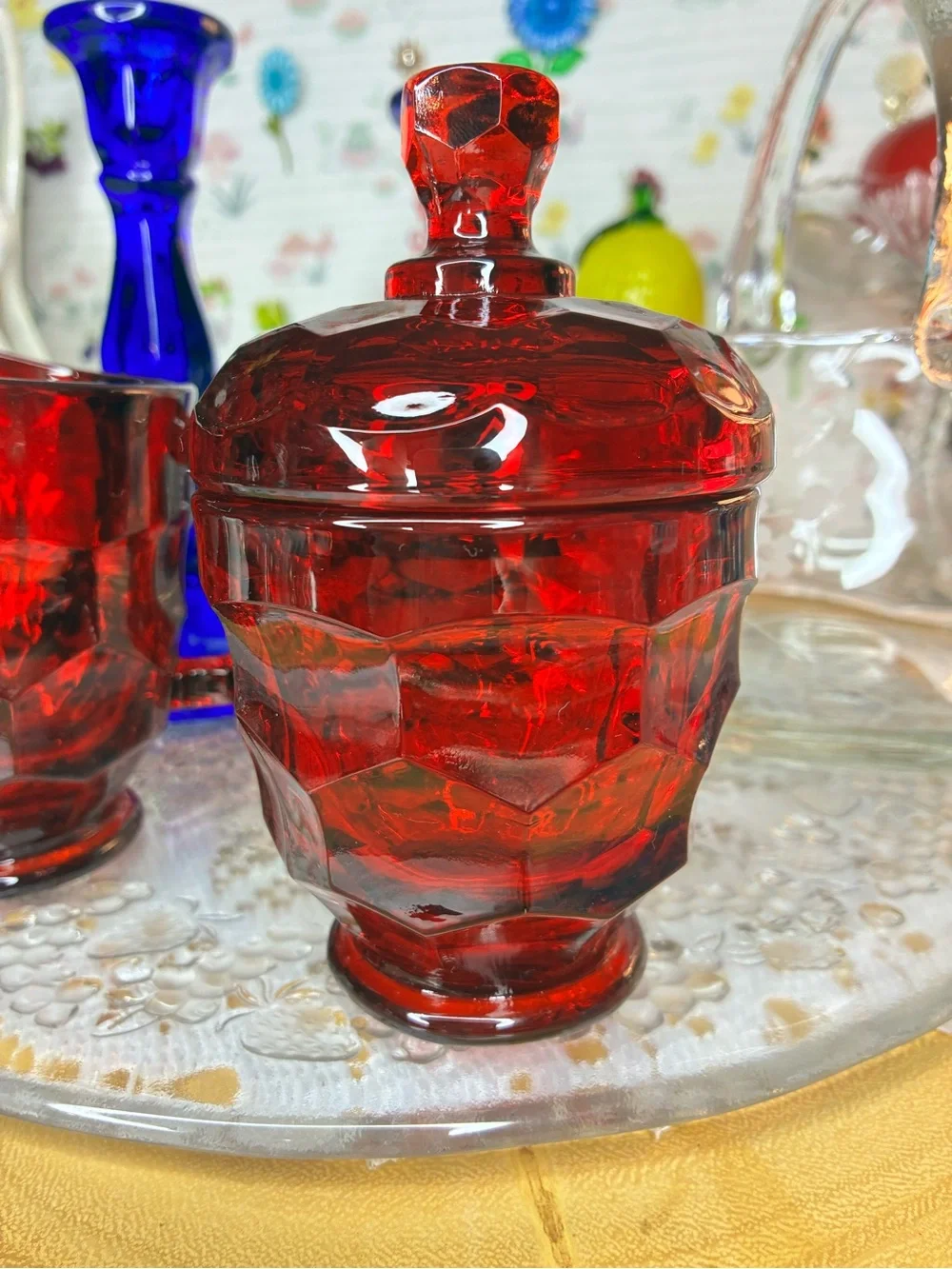 Viking Georgian sugar and creamer set